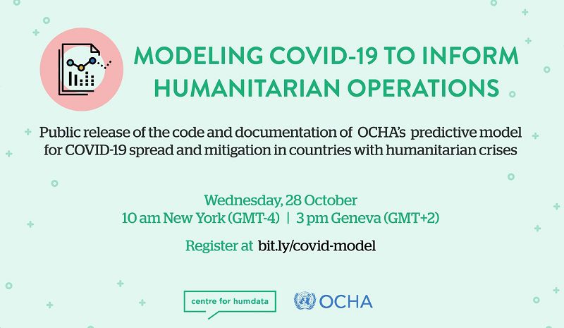 Modeling COVID-19 to Inform Humanitarian Operations: Event Banner
