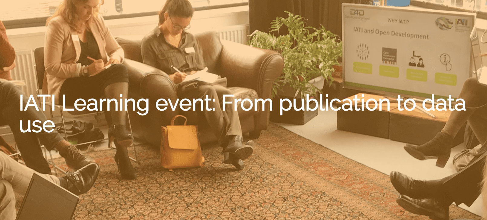 IATI Learning event: From publication to data use