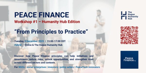 peace finance event the hague humanity hub