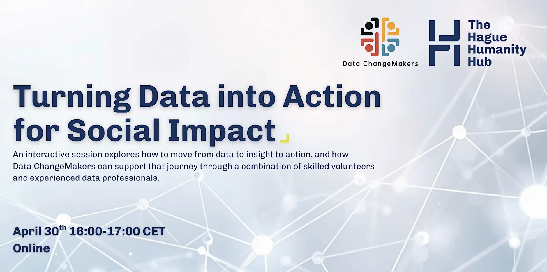 Data and social impact event